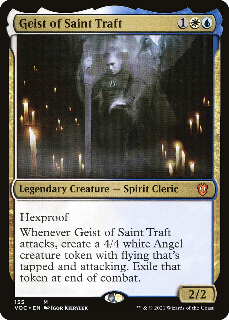 Geist of Saint Traft (155) [Commander: Innistrad: Crimson Vow] - Deck Out Gaming