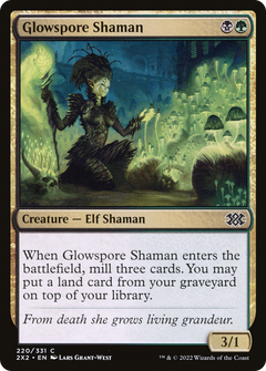 Glowspore Shaman (220) [Double Masters 2022] foil - Deck Out Gaming