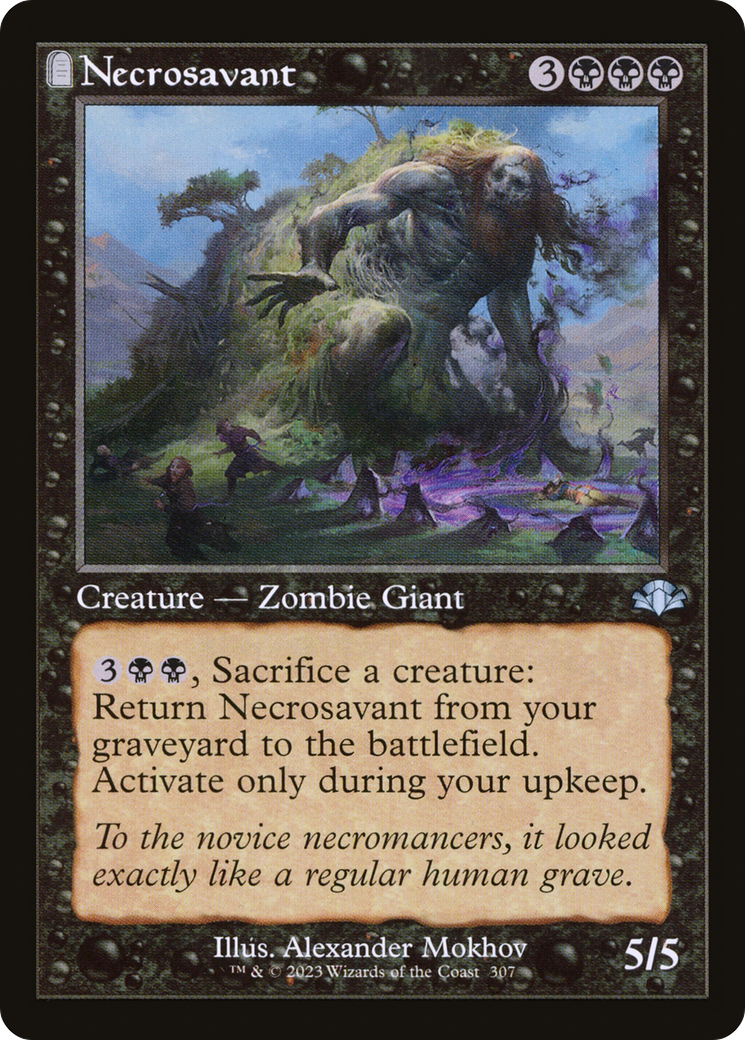 Necrosavant (Retro Frame) (307) [Dominaria Remastered] - Deck Out Gaming