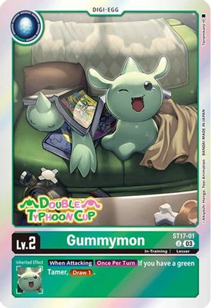 Gummymon (ST17-01) [Starter Deck 17: Double Typhoon Advanced Deck Set Pre-Release Cards] Foil - Deck Out Gaming