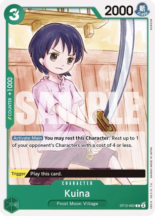 Kuina (ST12-002) [Starter Deck 12: Zoro and Sanji] - Deck Out Gaming