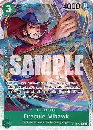 Dracule Mihawk (ST12-003) [Starter Deck 12: Zoro and Sanji] Foil - Deck Out Gaming