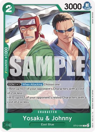 Yosaku & Johnny (ST12-006) [Starter Deck 12: Zoro and Sanji] - Deck Out Gaming