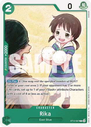 Rika (ST12-007) [Starter Deck 12: Zoro and Sanji] - Deck Out Gaming