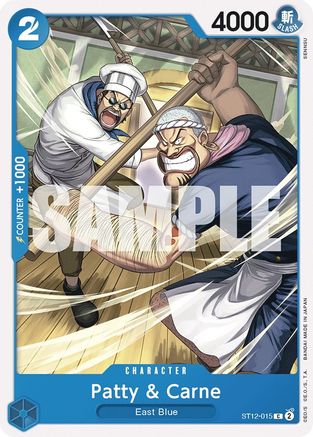 Patty & Carne (ST12-015) [Starter Deck 12: Zoro and Sanji] - Deck Out Gaming