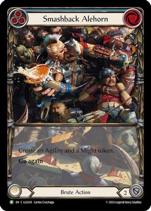 Smashback Alehorn - LGS245 (LGS245) [Flesh and Blood: Promo Cards] Rainbow Foil - Deck Out Gaming