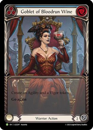 Goblet of Bloodrun Wine - LGS247 (LGS247) [Flesh and Blood: Promo Cards] Rainbow Foil - Deck Out Gaming