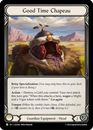 Good Time Chapeau - LGS248 (LGS248) [Flesh and Blood: Promo Cards] Cold Foil - Deck Out Gaming