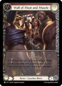 Wall of Meat and Muscle - LGS250 (LGS250) [Flesh and Blood: Promo Cards] Rainbow Foil - Deck Out Gaming