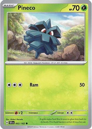 Pineco (2) [SV05: Temporal Forces] Reverse Holofoil - Deck Out Gaming