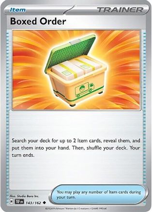Boxed Order (143) [SV05: Temporal Forces] Reverse Holofoil - Deck Out Gaming
