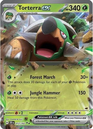 Torterra ex - 012/162 (12) [SV05: Temporal Forces] Holofoil - Deck Out Gaming