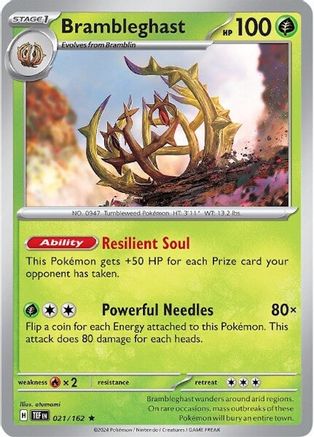 Brambleghast (21) [SV05: Temporal Forces] Reverse Holofoil - Deck Out Gaming