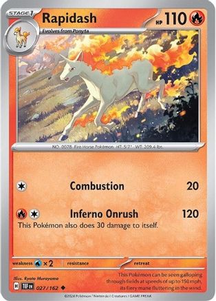 Rapidash (27) [SV05: Temporal Forces] - Deck Out Gaming