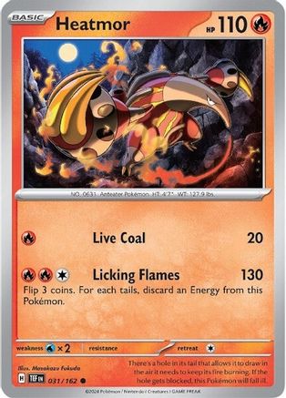 Heatmor (31) [SV05: Temporal Forces] Reverse Holofoil - Deck Out Gaming