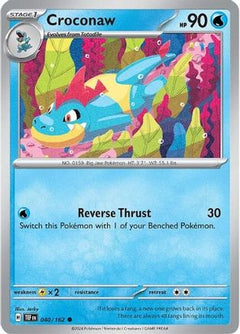 Croconaw (40) [SV05: Temporal Forces] Reverse Holofoil - Deck Out Gaming