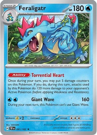 Feraligatr (41) [SV05: Temporal Forces] Reverse Holofoil - Deck Out Gaming
