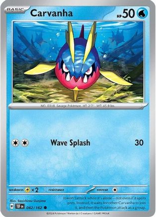 Carvanha (42) [SV05: Temporal Forces] - Deck Out Gaming