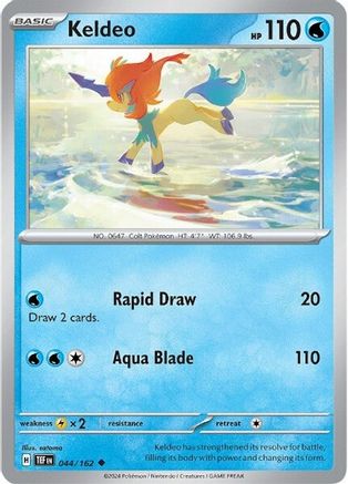 Keldeo (44) [SV05: Temporal Forces] Reverse Holofoil - Deck Out Gaming