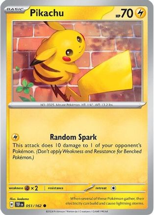 Pikachu (51) [SV05: Temporal Forces] Reverse Holofoil - Deck Out Gaming
