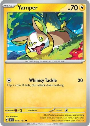 Yamper (58) [SV05: Temporal Forces] Reverse Holofoil