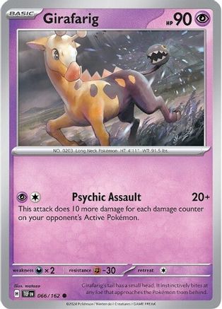 Girafarig (66) [SV05: Temporal Forces] Reverse Holofoil - Deck Out Gaming