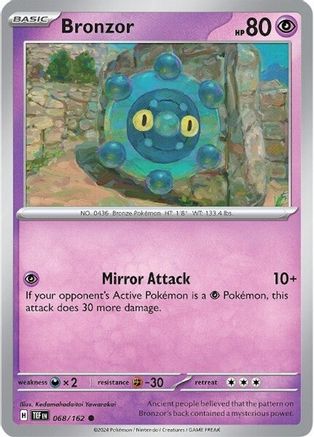 Bronzor - 068/162 (68) [SV05: Temporal Forces] - Deck Out Gaming