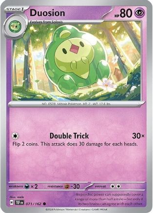 Duosion (71) [SV05: Temporal Forces] Reverse Holofoil - Deck Out Gaming