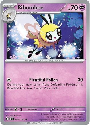 Ribombee (76) [SV05: Temporal Forces] Reverse Holofoil - Deck Out Gaming