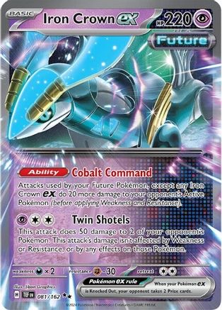 Iron Crown ex (81) [SV05: Temporal Forces] Holofoil