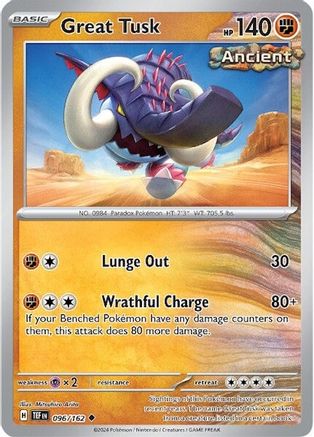 Great Tusk - 096/162 (96) [SV05: Temporal Forces] - Deck Out Gaming