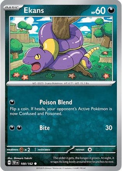 Ekans (100) [SV05: Temporal Forces] Reverse Holofoil - Deck Out Gaming