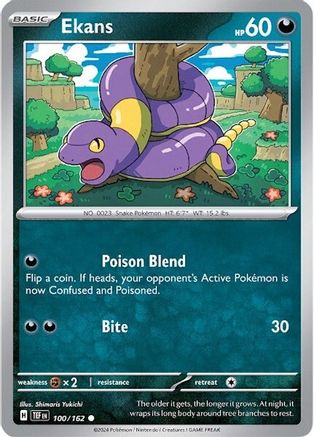 Ekans (100) [SV05: Temporal Forces] Reverse Holofoil - Deck Out Gaming