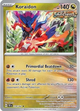 Koraidon (119) [SV05: Temporal Forces] Reverse Holofoil