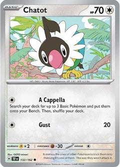 Chatot - 132/162 (132) [SV05: Temporal Forces] Reverse Holofoil - Deck Out Gaming