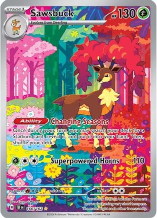 Sawsbuck - 166/162 (166) [SV05: Temporal Forces] Holofoil - Deck Out Gaming