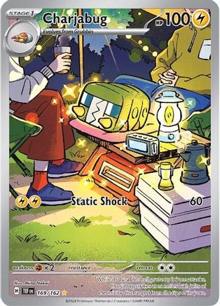 Charjabug - 169/162 (169) [SV05: Temporal Forces] Holofoil - Deck Out Gaming