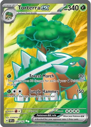 Torterra ex - 185/162 (185) [SV05: Temporal Forces] Holofoil - Deck Out Gaming