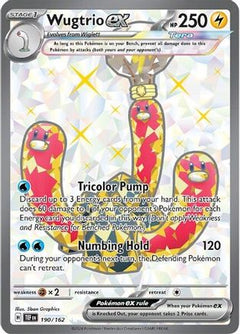 Wugtrio ex - 190/162 (190) [SV05: Temporal Forces] Holofoil - Deck Out Gaming