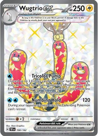 Wugtrio ex (190) [SV05: Temporal Forces] Holofoil - Deck Out Gaming