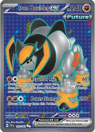 Iron Boulder ex - 192/162 (192) [SV05: Temporal Forces] Holofoil - Deck Out Gaming