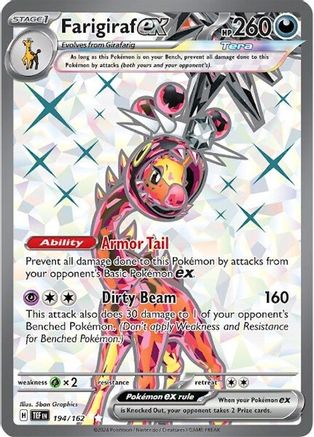 Farigiraf ex - 194/162 (194) [SV05: Temporal Forces] Holofoil - Deck Out Gaming