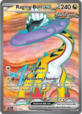 Raging Bolt ex (196) [SV05: Temporal Forces] Holofoil - Deck Out Gaming