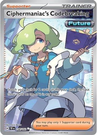 Ciphermaniac's Codebreaking - 198/162 (198) [SV05: Temporal Forces] Holofoil - Deck Out Gaming