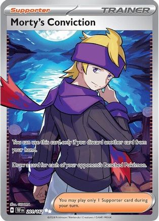 Morty's Conviction - 201/162 (201) [SV05: Temporal Forces] Holofoil - Deck Out Gaming