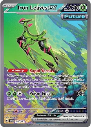 Iron Leaves ex - 203/162 (203) [SV05: Temporal Forces] Holofoil - Deck Out Gaming