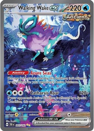 Walking Wake ex - 205/162 (205) [SV05: Temporal Forces] Holofoil - Deck Out Gaming