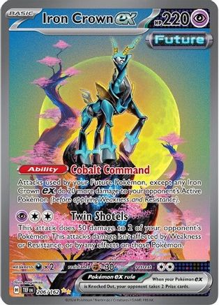 Iron Crown ex (206) [SV05: Temporal Forces] Holofoil