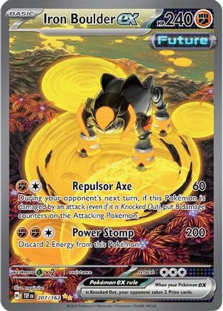 Iron Boulder ex - 207/162 (207) [SV05: Temporal Forces] Holofoil - Deck Out Gaming
