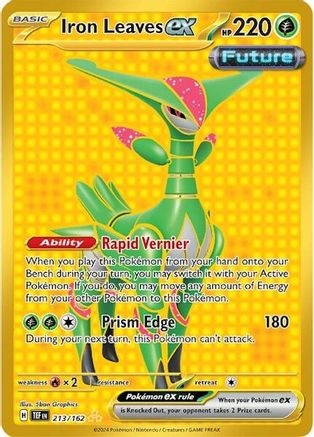 Iron Leaves ex - 213/162 (213) [SV05: Temporal Forces] Holofoil - Deck Out Gaming